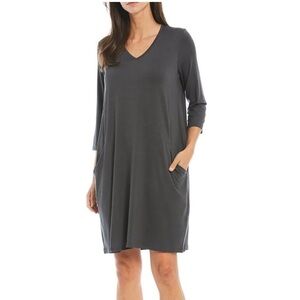 Eileen fisher V-Neck A-Line Dress with pockets